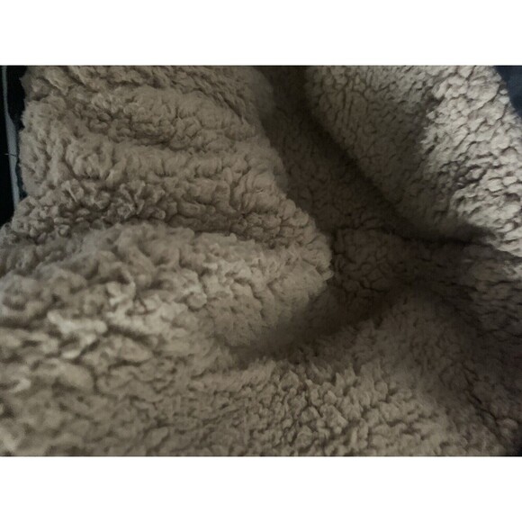 RUFF HEWN Women’s Y2K Black Puffer Vest Lined Hooded Trendy - Picture 5 of 5